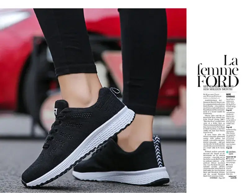 Women’s Casual Mesh Sneakers for Breathable Walking and Gym