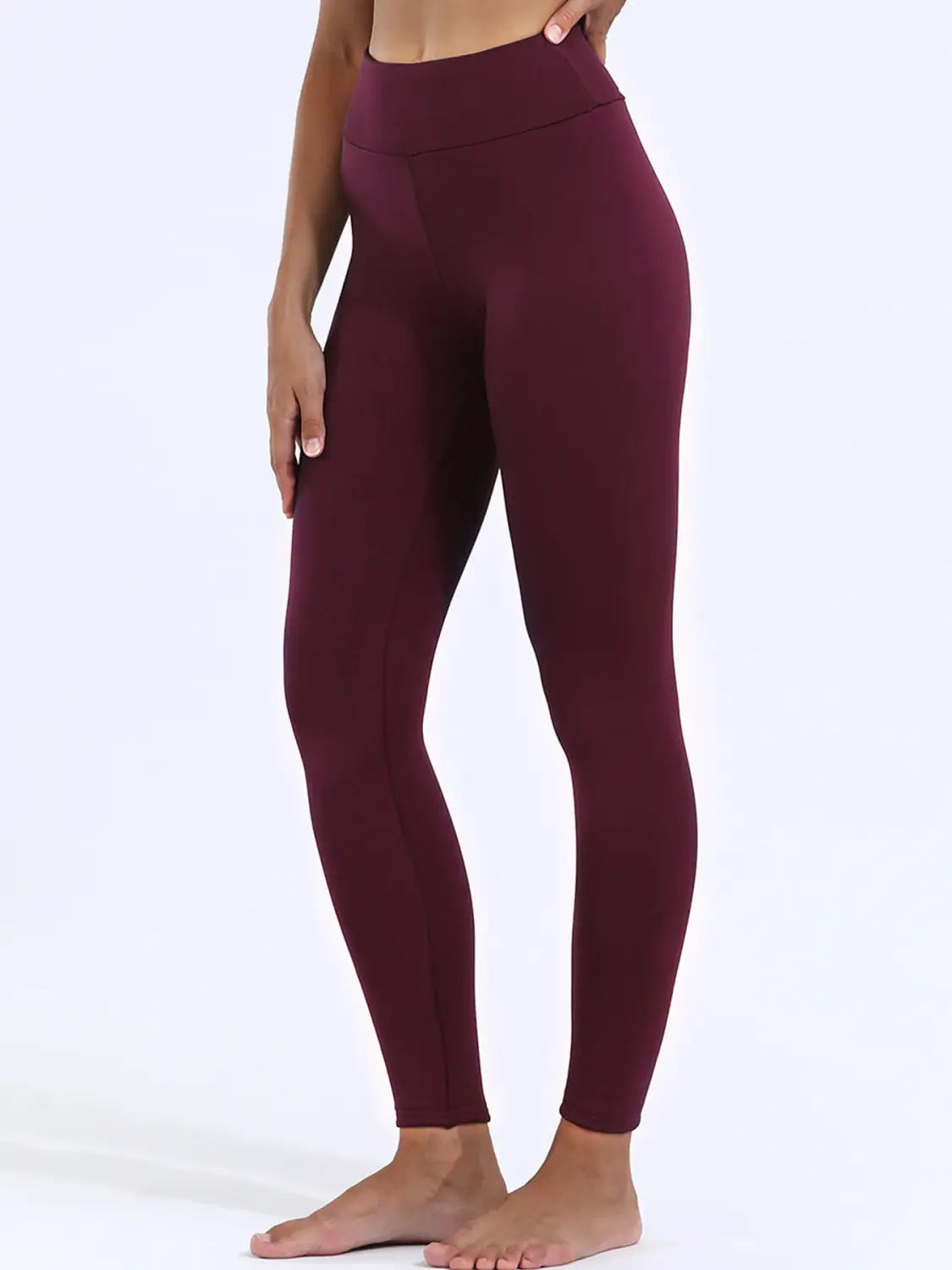 Winter Velvet Stretch Leggings for Women High Waist and Casual Wear