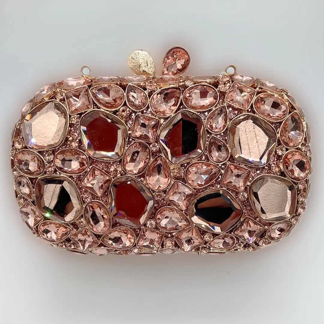 Crystal Evening Bag: Luxury Diamond Party Clutch for Weddings & Events