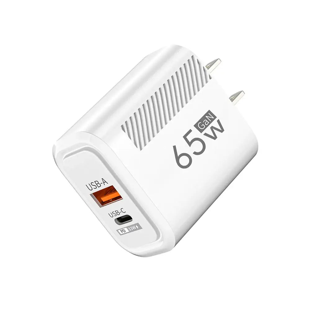 65W USB C GaN Fast Charging Wall Charger for Quick Charge Devices