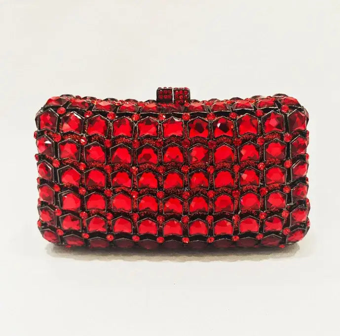 Crystal Evening Bag: Luxury Diamond Party Clutch for Weddings & Events