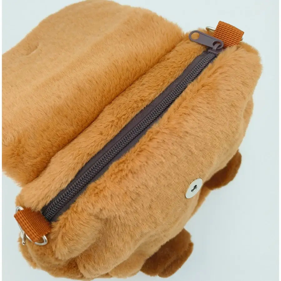 Capybara Plush Backpack Kawaii Mini Shoulder Bag for Kids and Girlfriends