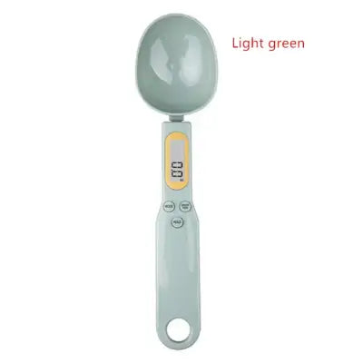 500g Digital Measuring Spoon Scale for Precise Kitchen Measurements - Light green