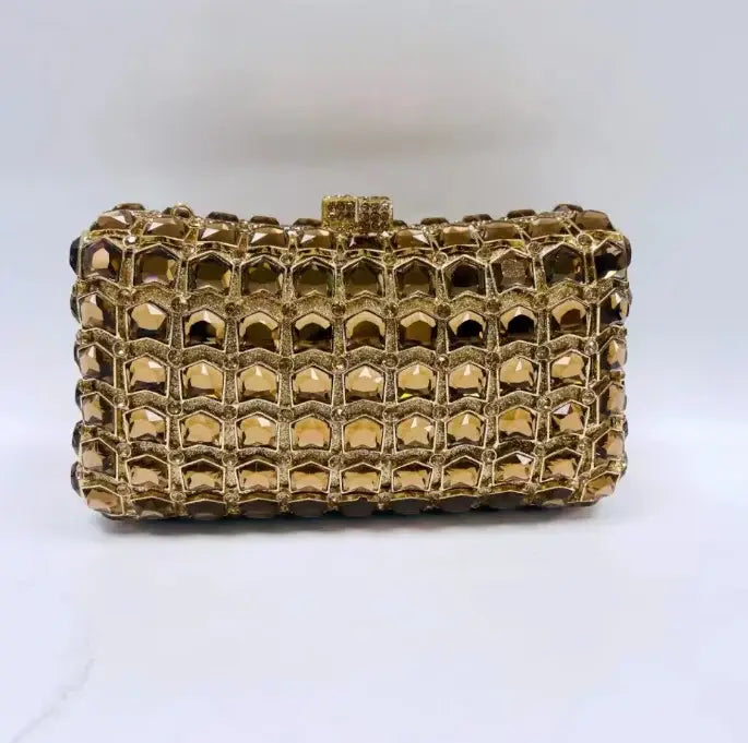 Crystal Evening Bag: Luxury Diamond Party Clutch for Weddings & Events