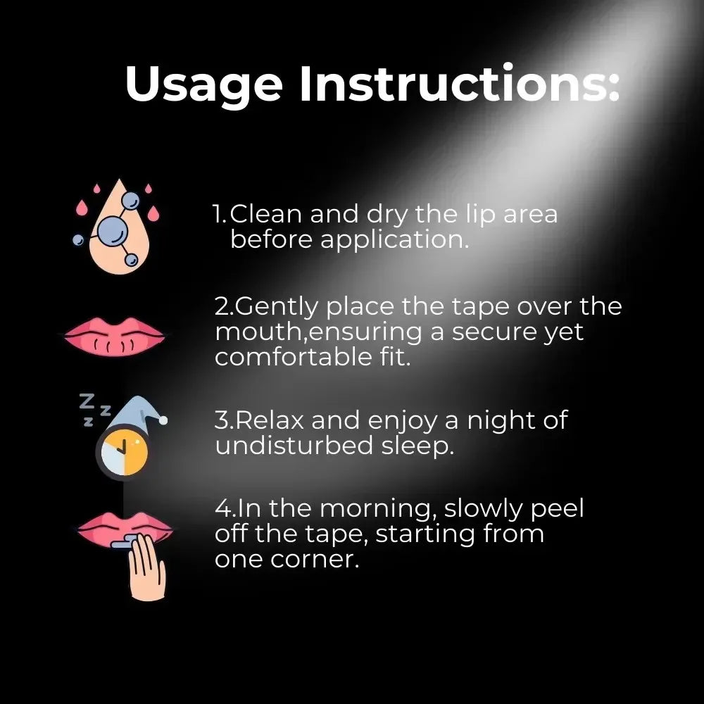 Anti Snoring Mouth Tape Medical Grade Sleep Aid 30 60 90 Pcs
