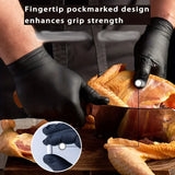 Nitrile Gloves PVC Housework XL Black Latex Free Protective Gear