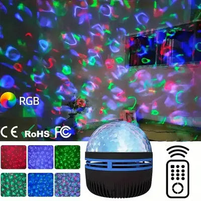 LED Starry Galaxy Projector Light with Smart Remote Control