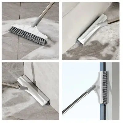 Bathroom Floor Brush with Long Handle Seam and Tile Cleaner - 1 pcs