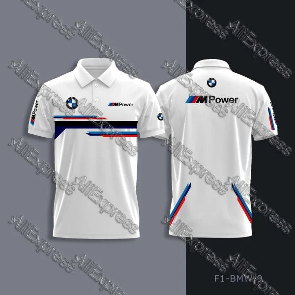 Quick Drying BMW Men’s Polo Shirt Mainland China Performance Sportswear