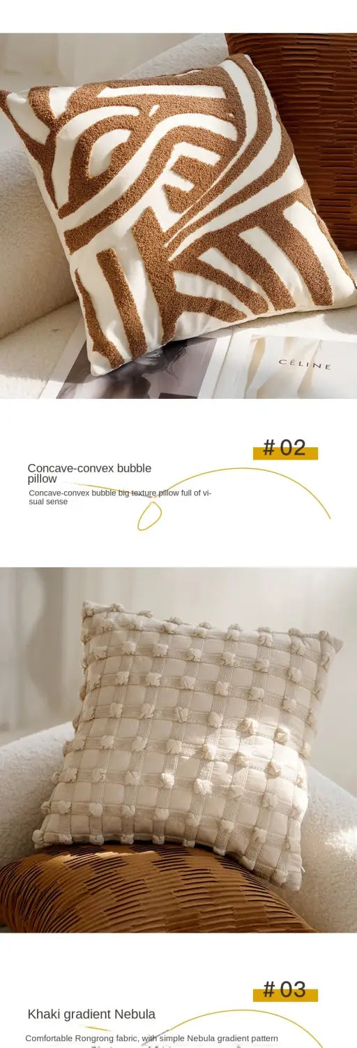 Cream Pillowcase for Elegant Home Decor