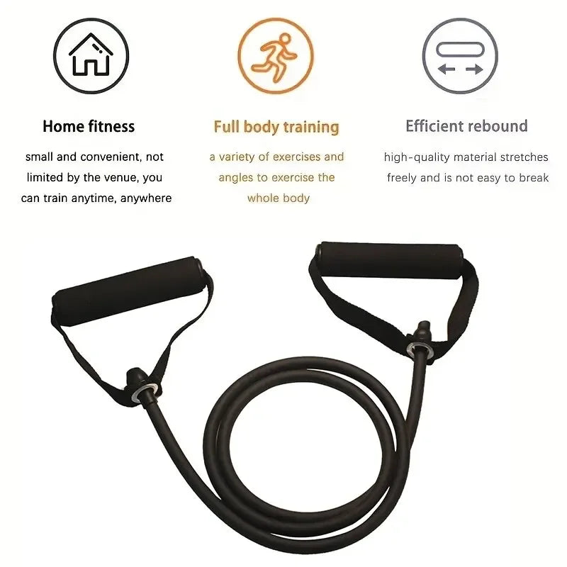 Strength Training Resistance Bands with Handles – Portable Home Gym