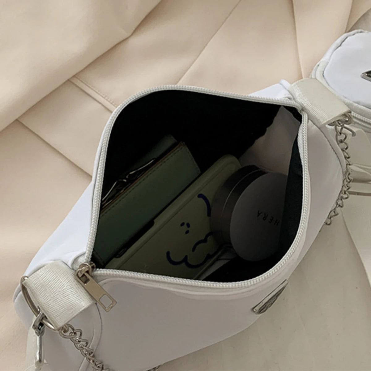 Fashion Nylon Crossbody Bag Portable Casual Underarm Student Style