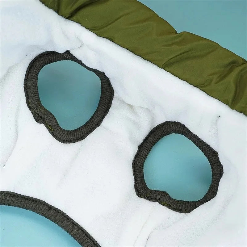 Waterproof Big Dog Jacket Warm Dog Clothes for French Bulldog Winter