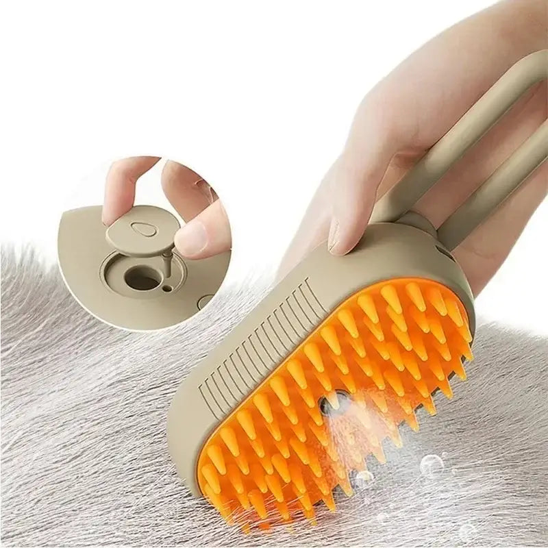 Electric Pet Brush – 3-in-1 Grooming Tool for Cats & Dogs