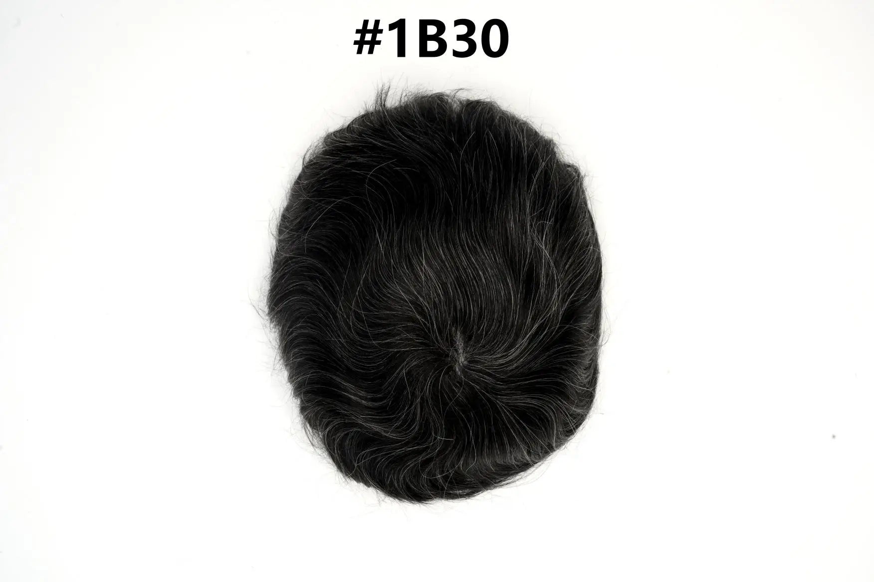 Mens Toupee Human Hair Piece Thin Skin V Loop Natural Hairline