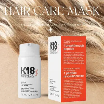 K18 Leave-In Molecular Repair Hair Mask for Damaged Hair Restoration