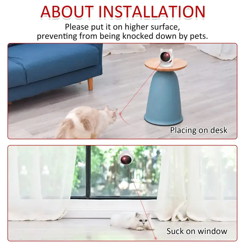 MeowMeows Automatic Cat Laser Toy with Rechargeable Motion Activation - p32