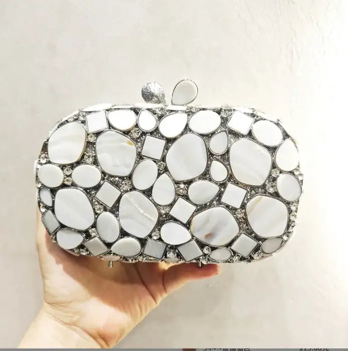 Crystal Evening Bag: Luxury Diamond Party Clutch for Weddings & Events