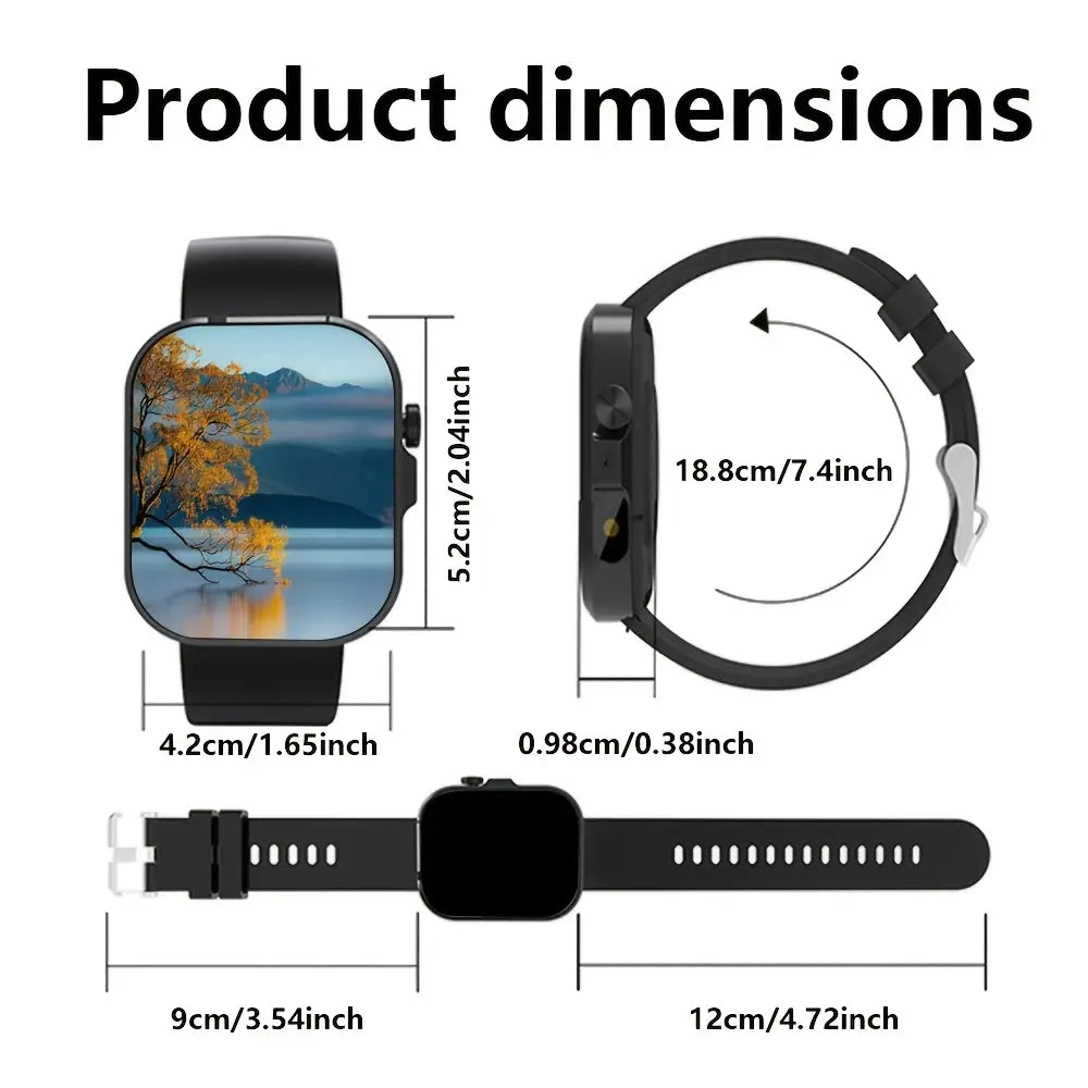 Smart Watch Premium with Multiple Sports Modes/Call Notifications/Message Alerts/Music Control and More