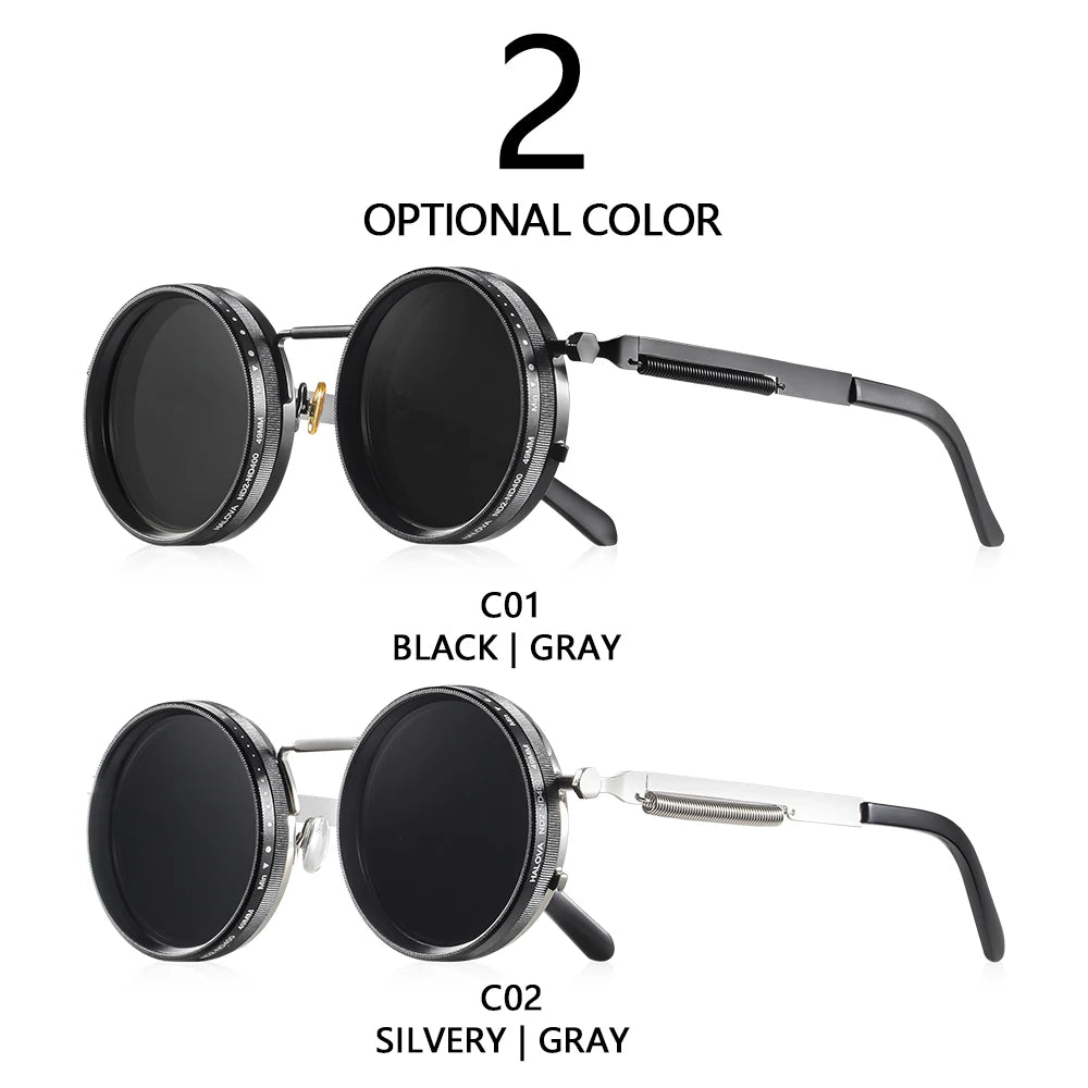 Polarized Round Sunglasses for Outdoor Adventures