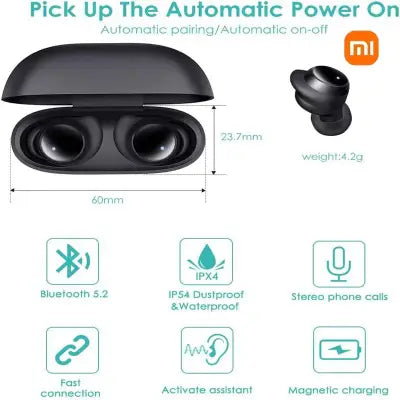 Xiaomi Redmi Buds 3 Lite TWS Bluetooth Earbuds with 18H Battery - black