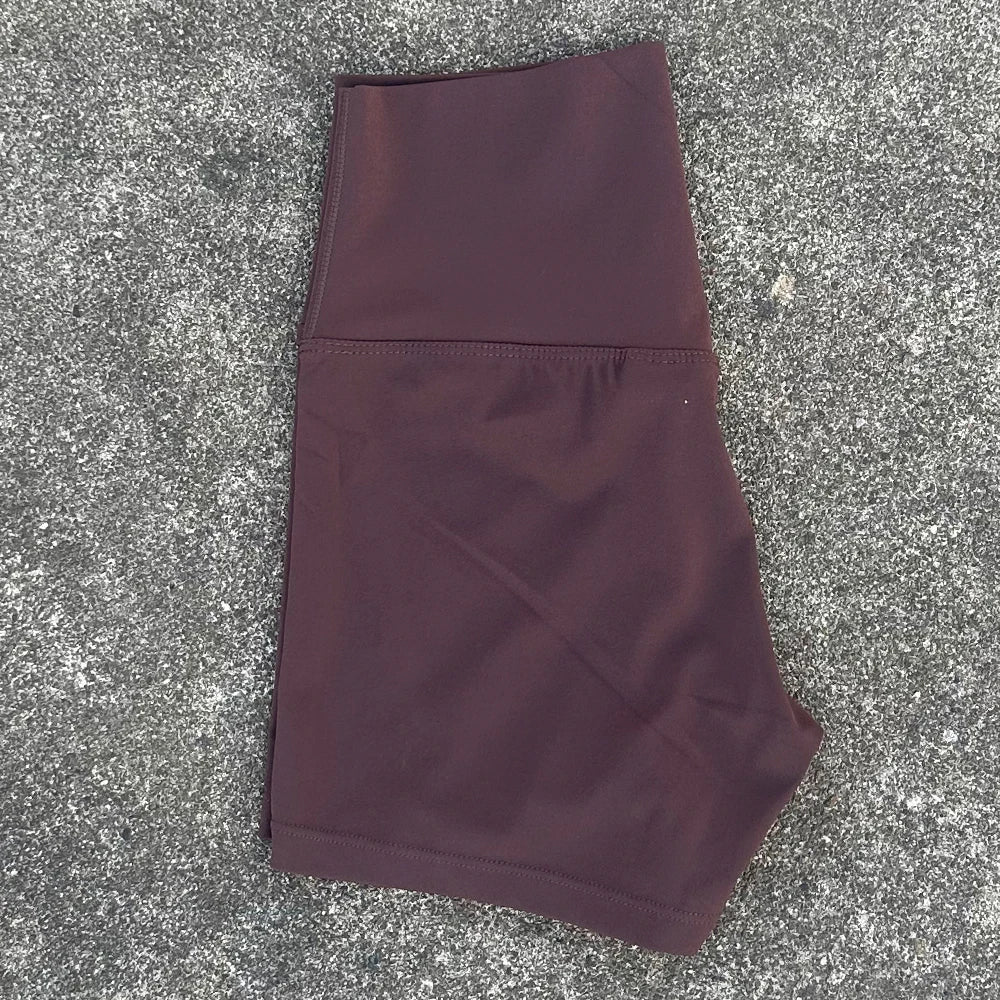 High Elastic Women Sports Shorts Slim Fit Butt Lift Yoga Biker Shorts