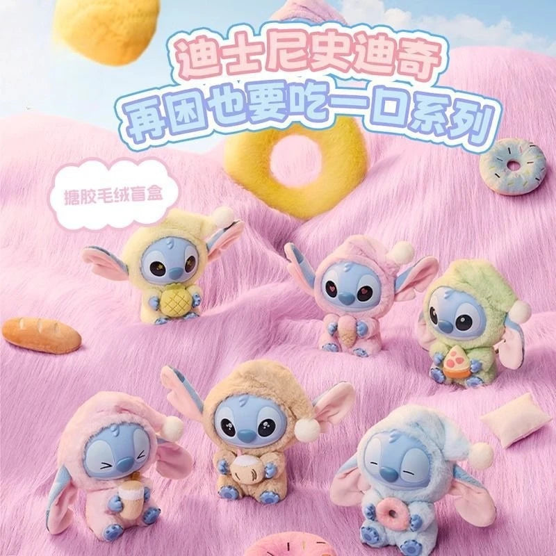Disney Stitch Vinyl Plush Blind Box Pendant Sleepy Series Dolls