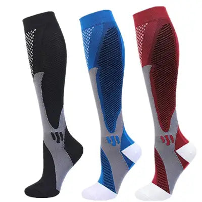 Home 3 Pairs Compression Socks 30mmHg for Varicose Veins and Edema - MIX003-176 / XXL