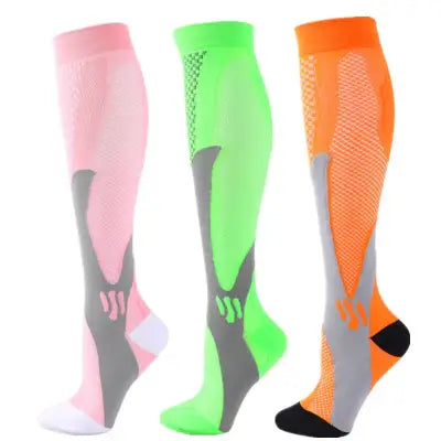 Home 3 Pairs Compression Socks 30mmHg for Varicose Veins and Edema - MIX003-181 / XXL