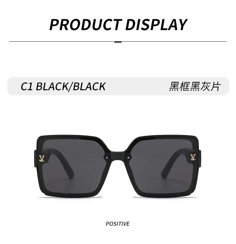 Luxury Designer Sunglasses – 2024 Retro Square Fashion Eyewear