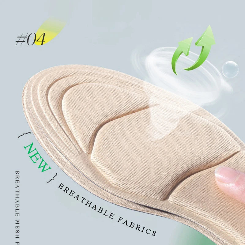 Memory Foam High Heel Insoles Cutable Breathable Massage Comfort Pad