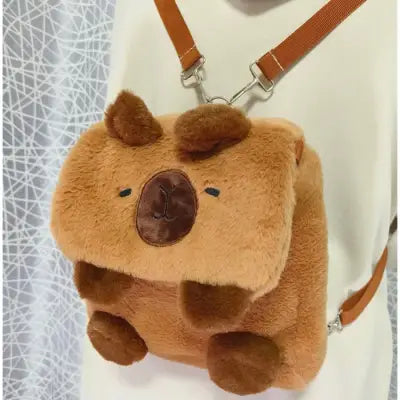 Capybara Plush Backpack Kawaii Mini Shoulder Bag for Kids and Girlfriends - CPBLA New Backpack / One size