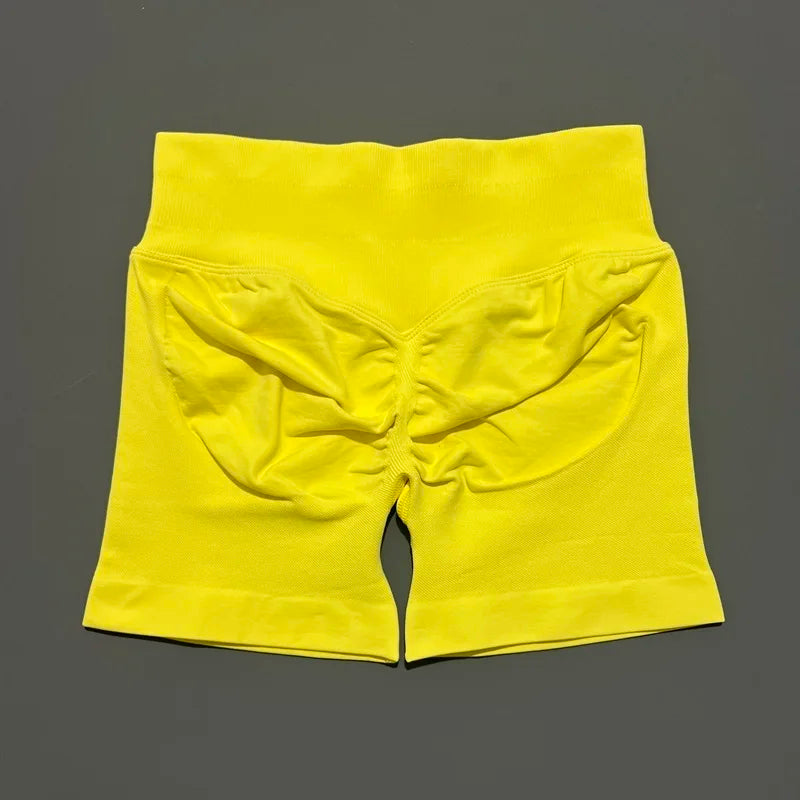 Sports Shorts Seamless 4.5" Low Waist – Scrunch Workout Fitness