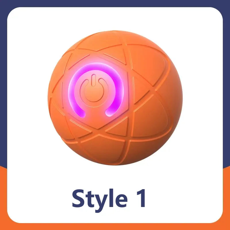Interactive Gravity Jump Ball Dog Toys Rechargeable Bite Resistant Rolling Ball