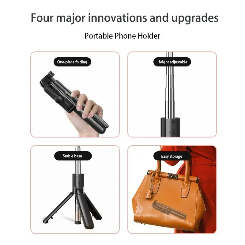 Bluetooth Wireless Selfie Stick and Mini Tripod Extendable Monopod