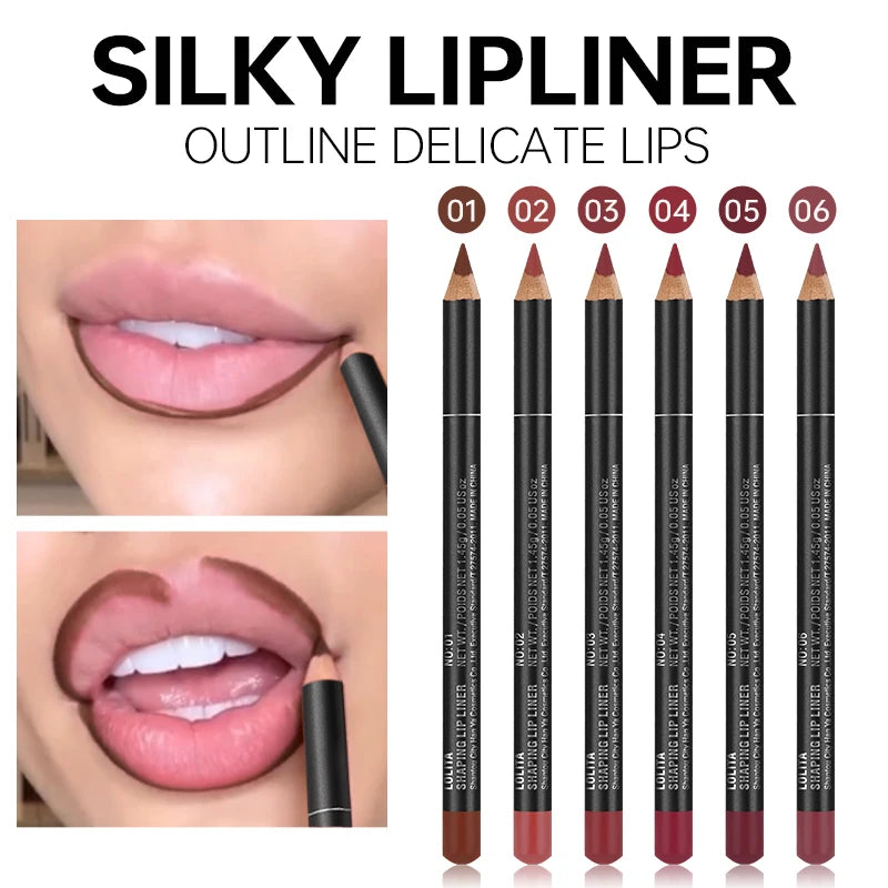 Luxury Lip Liner Matte Versatile Shades – Long-Lasting Smooth Outline
