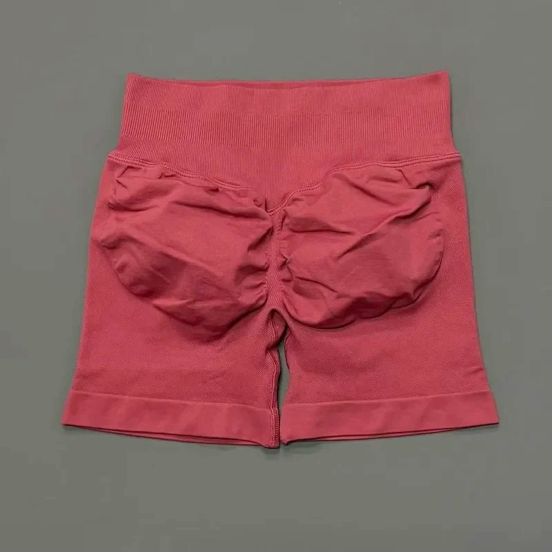 HISTELLO Seamless Yoga Shorts Small Polyamide Butt Lifting Activewear