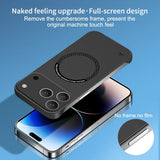 Magnetic Frameless Phone Case Hard PC Matte – Ultra Thin Borderless Style