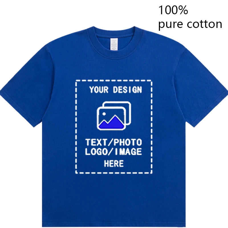 Custom Men's Cotton T-Shirts All Sizes for Team Sports and Gyms
