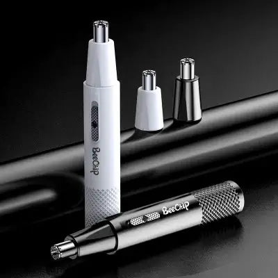 USB Rechargeable Metal Nose and Ear Hair Trimmer for Men and Women