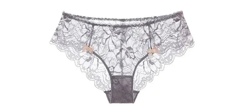 French Romantic Lace Bra Style Mold Cup Slim Push Up Underwear Set