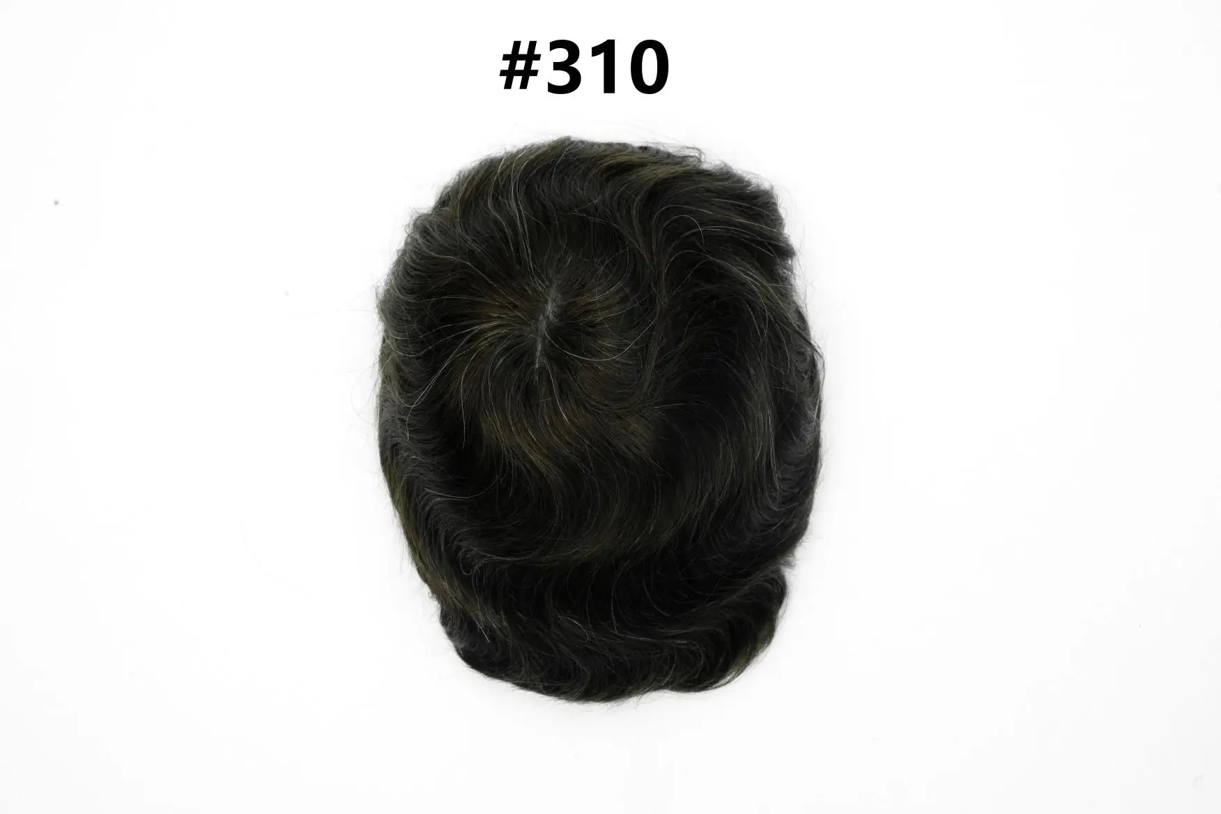 Mens Toupee Human Hair Piece Thin Skin V Loop Natural Hairline