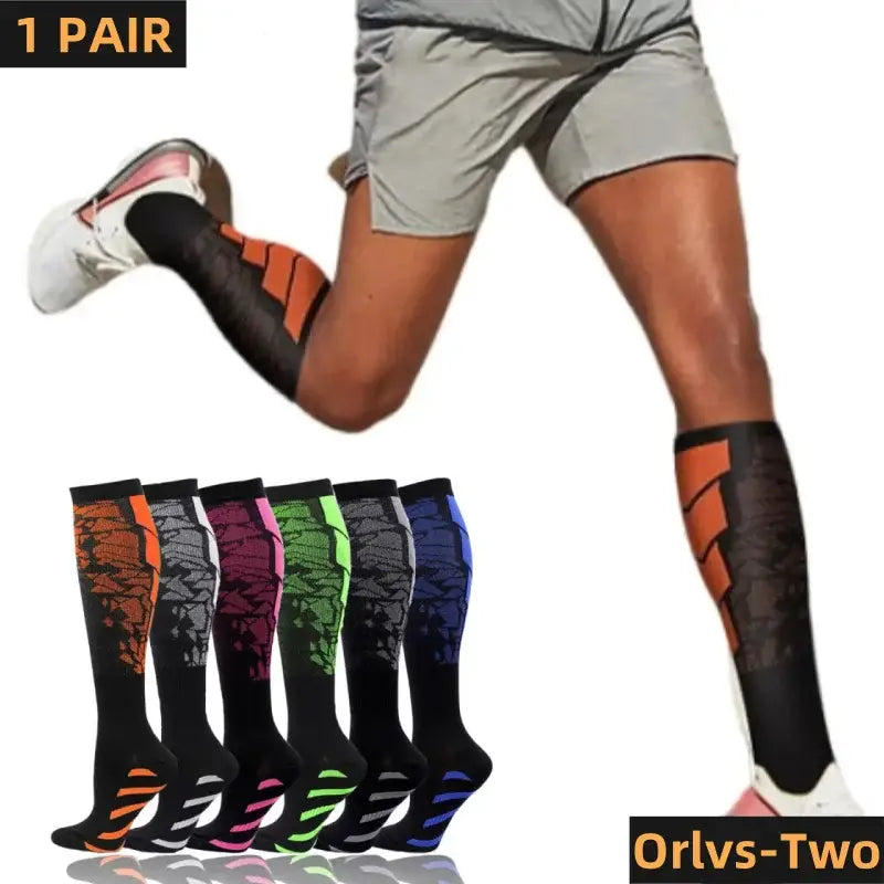 Calf Support Compression Sports Socks for Running Nurses and Flight