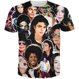 Michael Jackson Harajuku Streetwear Cotton Tee Retro Hip Hop Style
