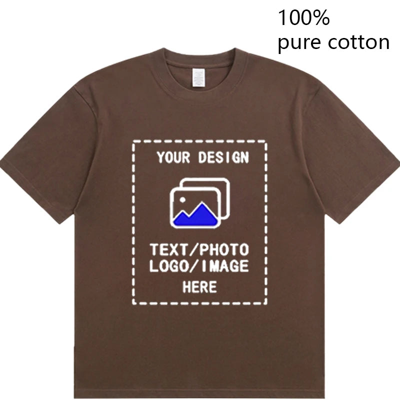 Custom Men's Cotton T-Shirts All Sizes for Team Sports and Gyms