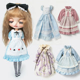 Blythe Clothes Vintage Lace Maid Set for YMY OB22 Doll Accessories