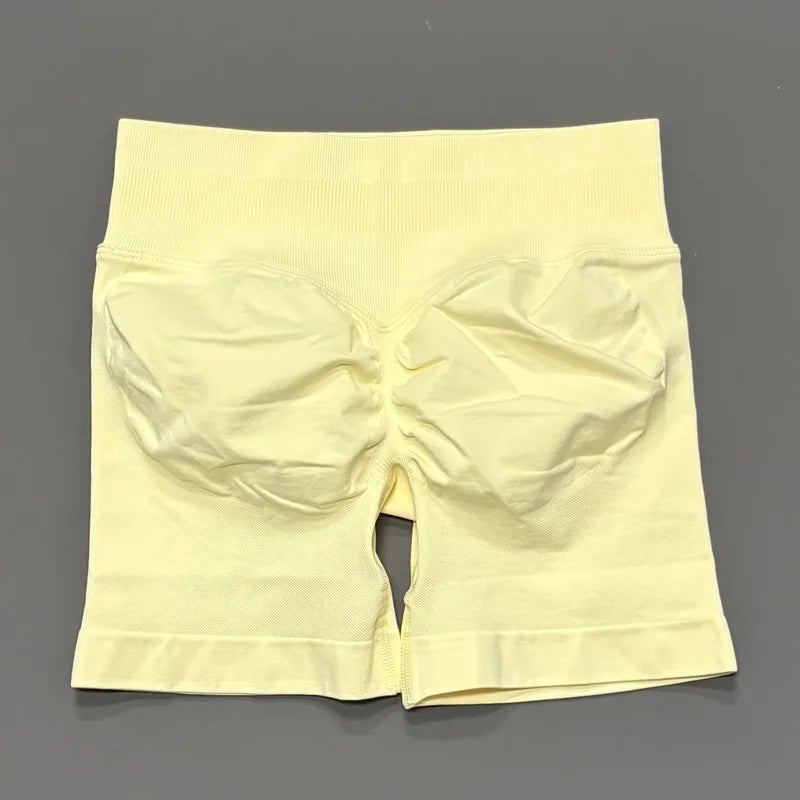 Sports Shorts Seamless 4.5" Low Waist – Scrunch Workout Fitness