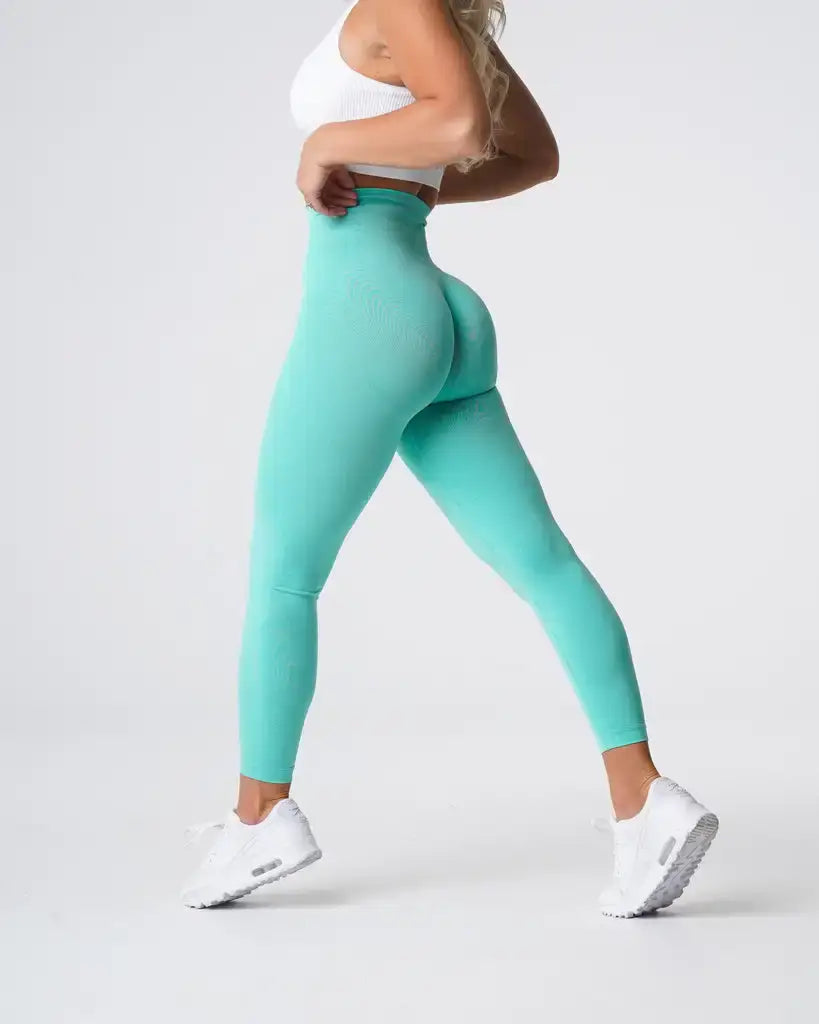 Speckled Seamless Spandex Leggings: Soft Workout Tights