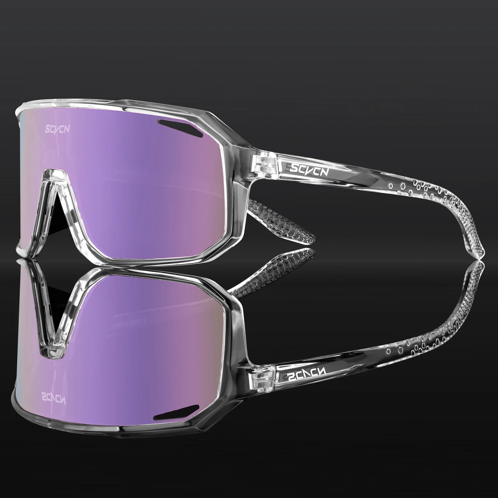 SCVCN Cycling Glasses UV400 TR90 Outdoor Sports MTB Sunglasses