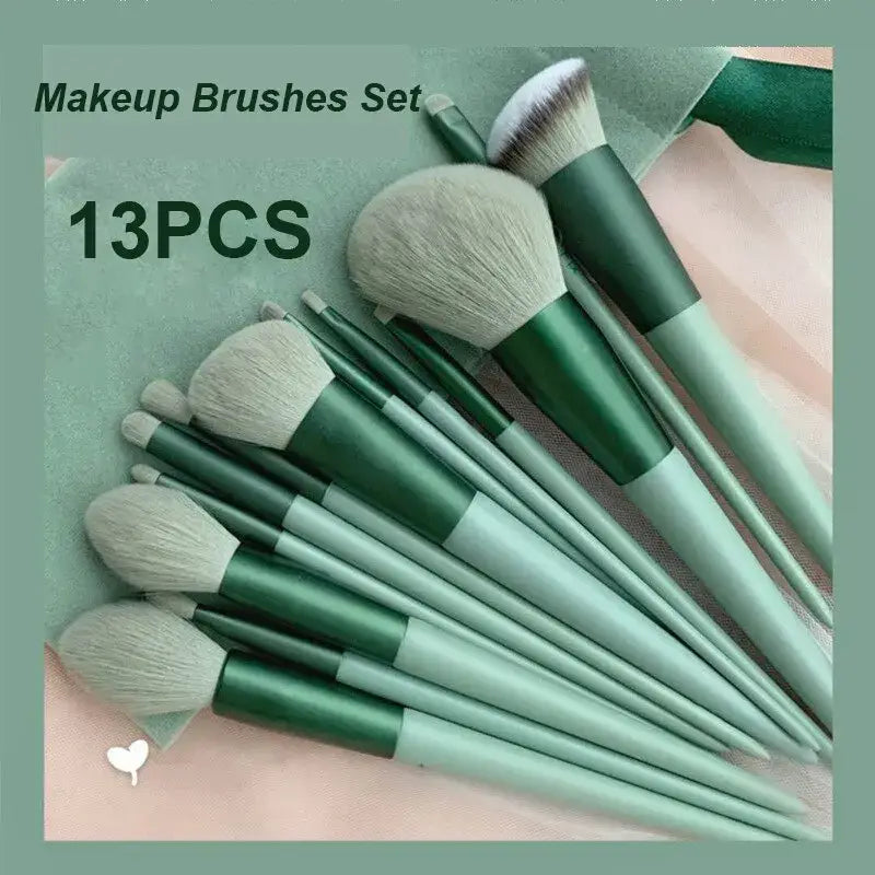 Makeup Brushes Set – 13-Piece Professional Brush Set with Bag